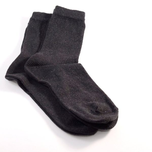 Черные носки из конопли