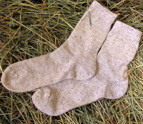 Мужские носки из конопли